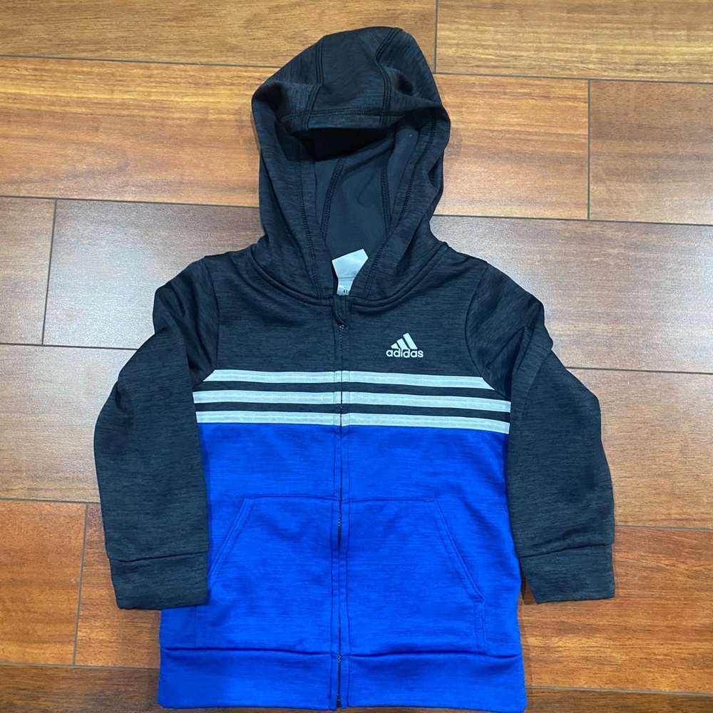Adidas - Boys Full-zip Hood - Size 4T